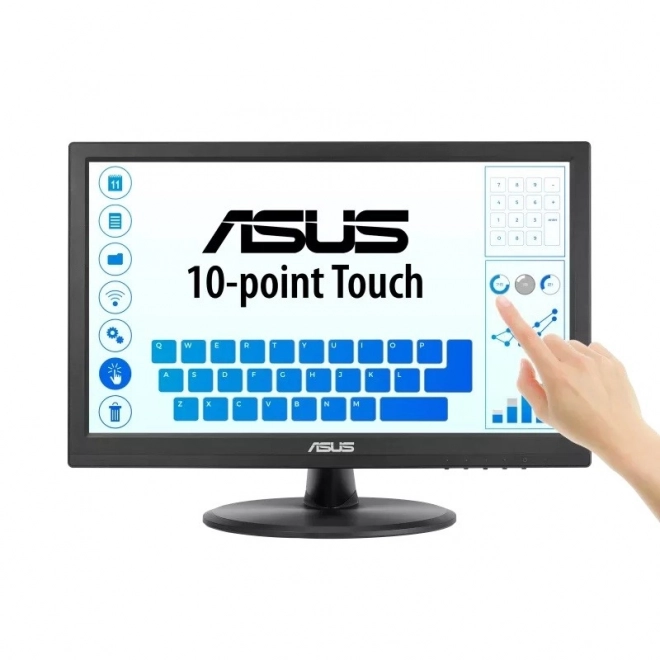 Érintőképernyős monitor IPS FHD 15,6 hüvelykes Asus