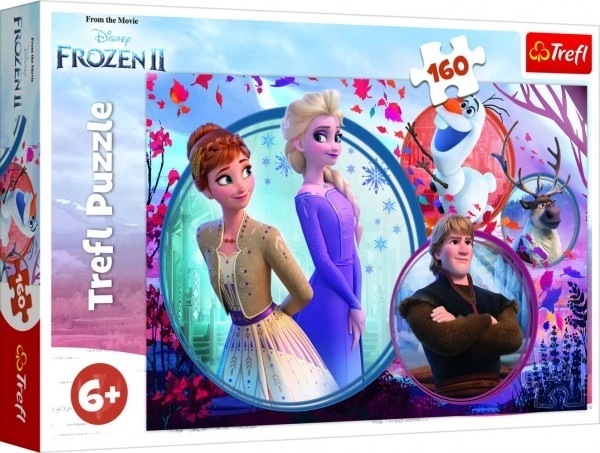 Puzzle - Frozen 2: Nővéri kaland (160 darabos)