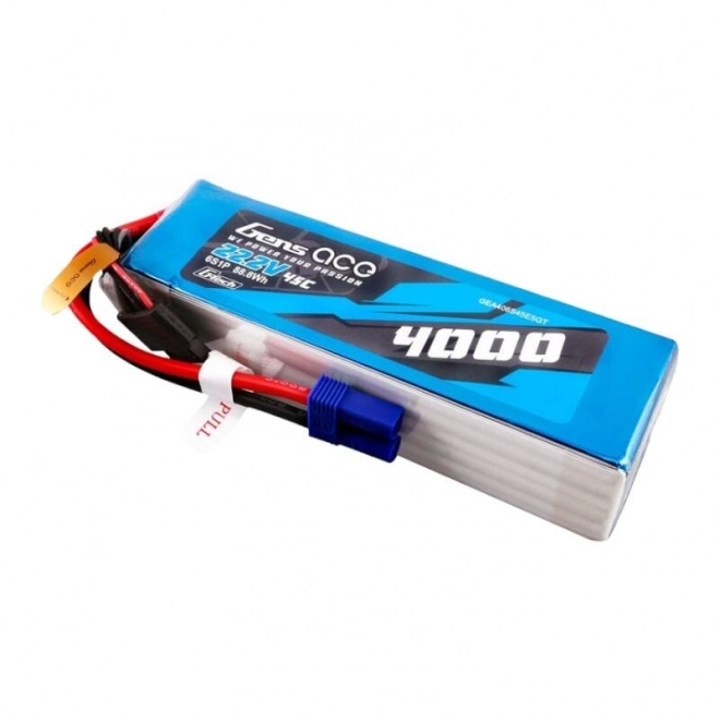 Lipo akkumulátor 4000mAh 22,2V 45C 6S1P EC5 csatlakozóval
