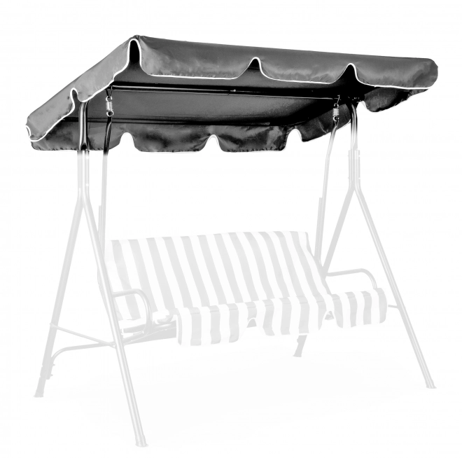 Vízálló kerti hinta tető 200x120 cm szürke ModernHome