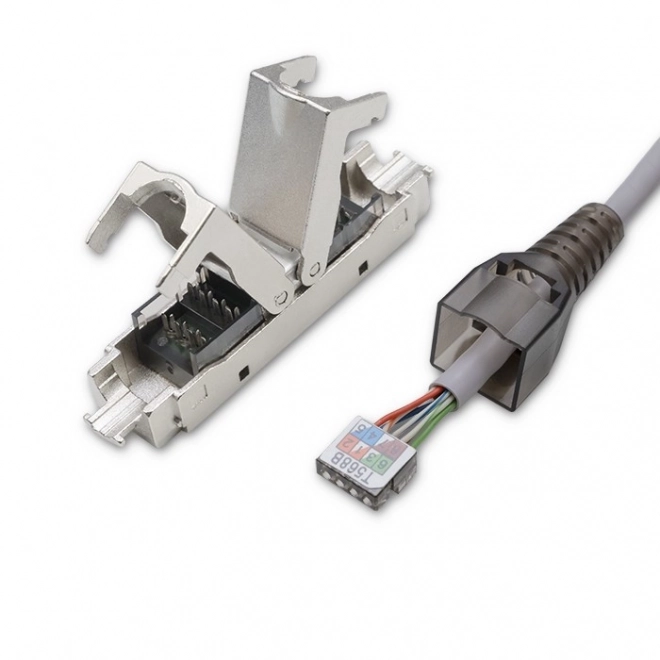 Eszközfüggetlen RJ45 STP CAT6A hálózati aljzat