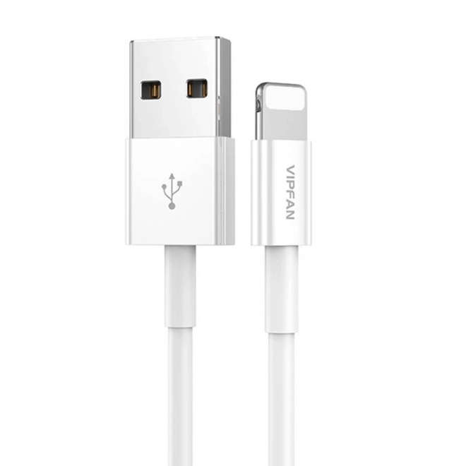 Vipfan X03 USB-Lightning kábel 3A 1m fehér