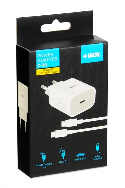 Kompakt hálózati töltő - USB-C 20W GaN technológiával