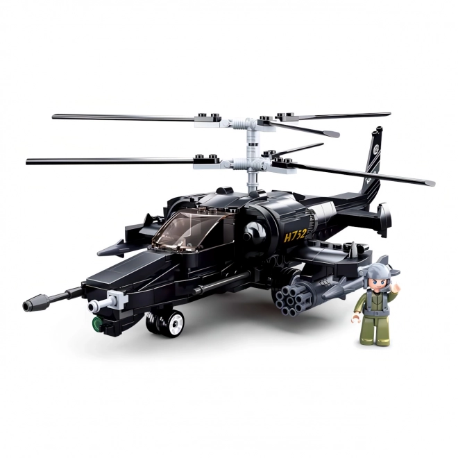 Sluban Ka-50 Fekete Cápa helikopter építőkészlet
