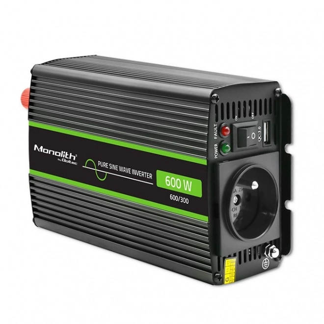 Qoltec Tiszta Színusz 300W/600W Feszültségátalakító