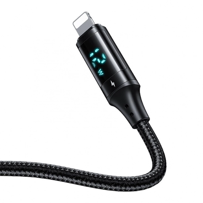 digitális kijelzős usb lightning kábel 1,2m