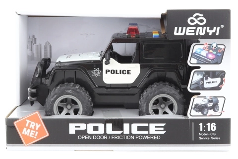 Jeep rendőrségi elem