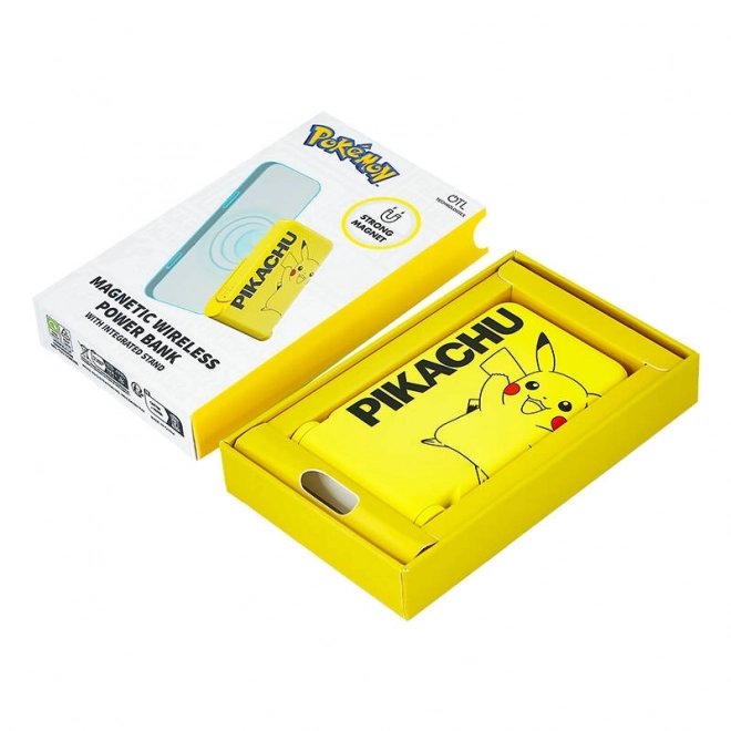 Indukciós Powerbank Pikachu Töltőállomással