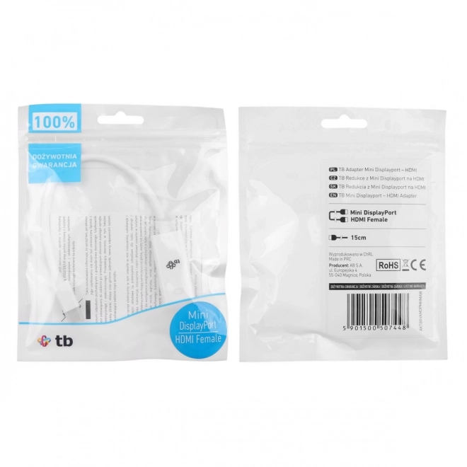 Mini DisplayPort to HDMI adapter