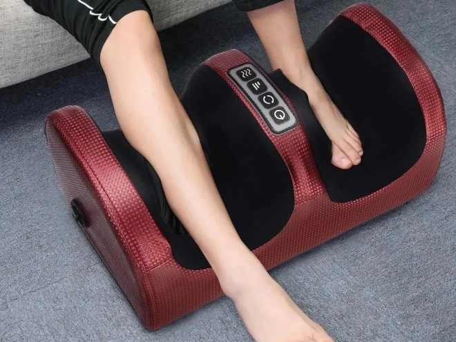 Elektromos shiatsu lábmasszírozó melegítéssel