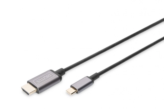 Digitus HDMI 4K kábel USB-C csatlakozóval