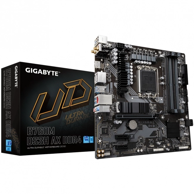 Gigabyte B760M DS3H AX DDR4 alaplap
