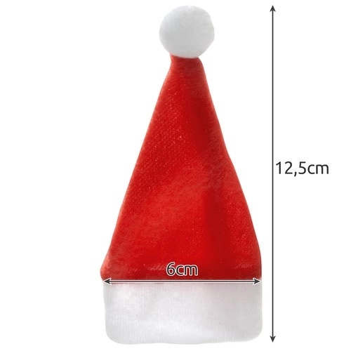 Karácsonyi evőeszköz tok sapka díszlet