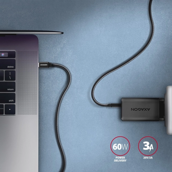 Axagon gyors USB-C - USB-C kábel 1,5m 60W