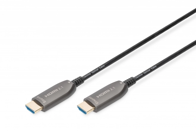 Ultra High Speed HDMI 2.1 hibrid csatlakozókábel 8K/60Hz 10m fekete