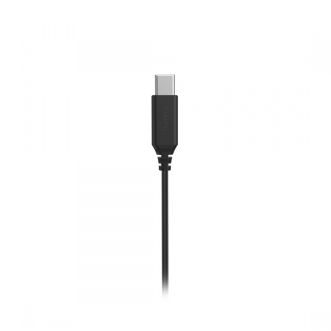 Fekete USB-C fülhallgató