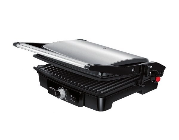 Elektromos grill rozsdamentes acéllal
