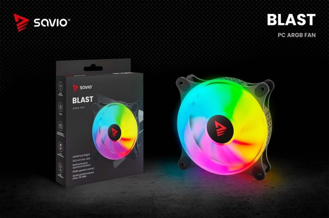 Savio Blast 120mm ARGB ventilátor