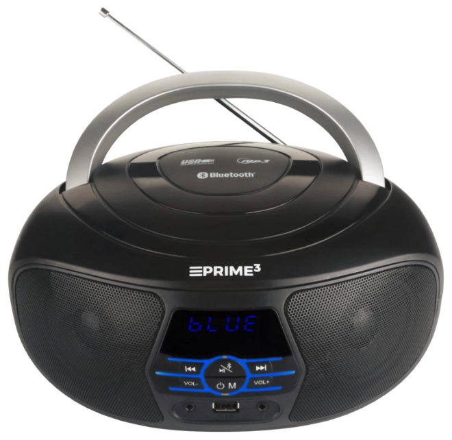 Bluetooth boombox FM rádióval