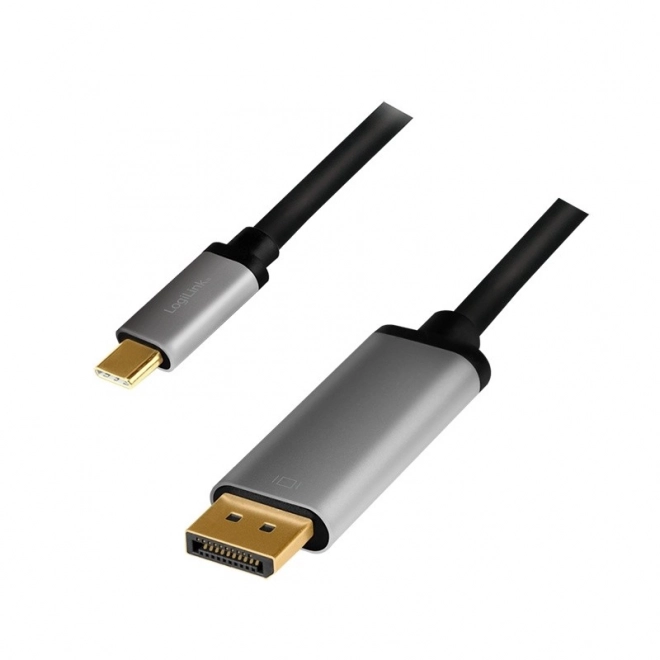 Alumínium USB-C - DisplayPort kábel, 4K 60Hz, 1.8m