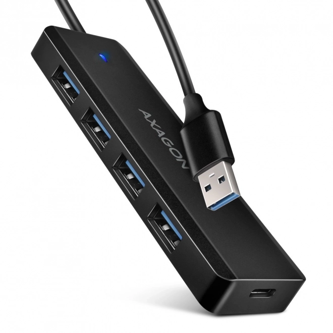 Axagon 4 portos utazó USB hub 5 Gbps