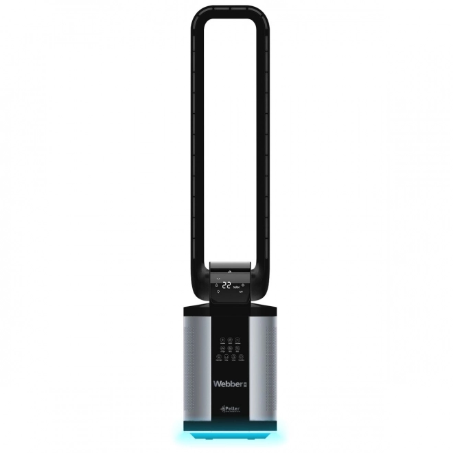 WEBBER WB1820 fekete ventilátor pengetelen légpárásítóval