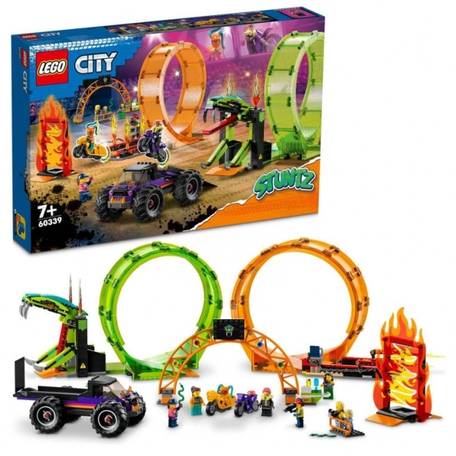 Kaskadőr dupla hurkok LEGO City készlet