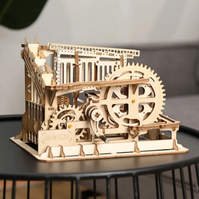 Rokr 3D fa puzzle Golyópálya építőkészlet