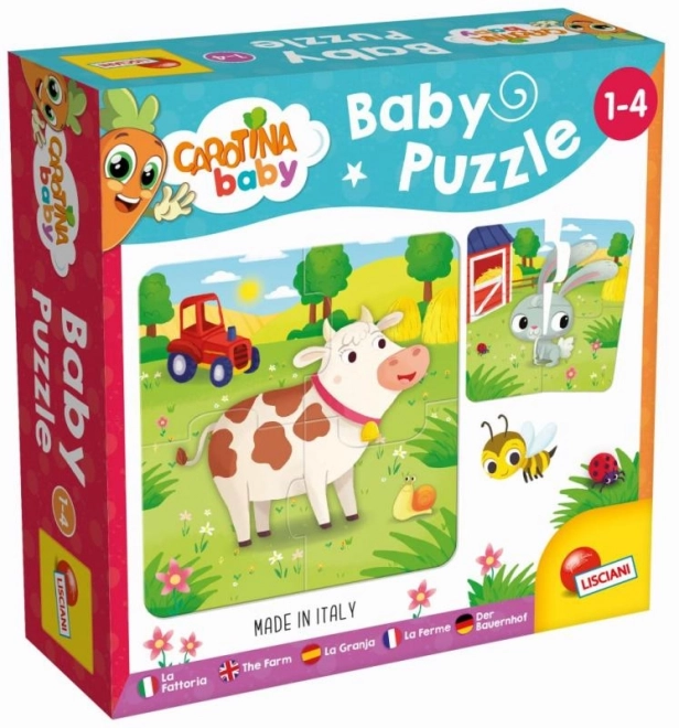 Carotina bébi puzzle - Farm