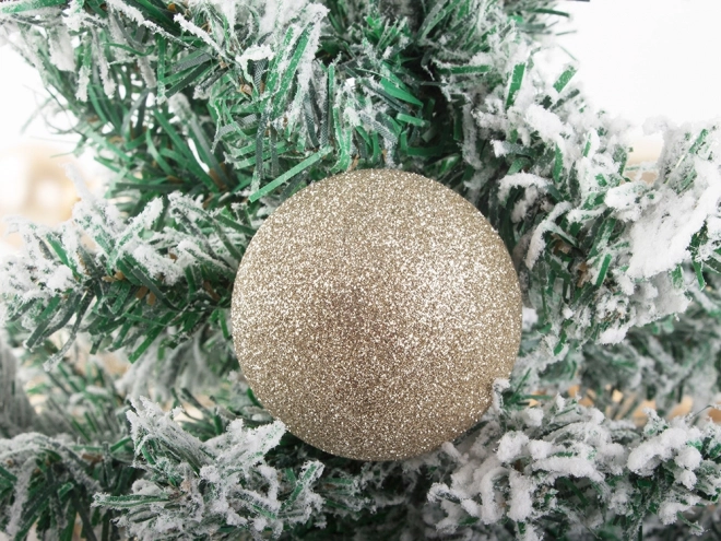 Karácsonyi arany csillogó díszek