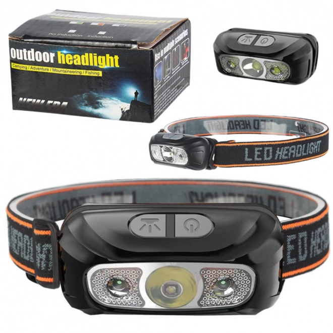 Vízálló LED fejlámpa 6 világítási móddal