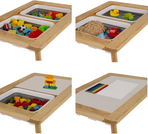 Kétoldalas lap és 2 kivehető doboz