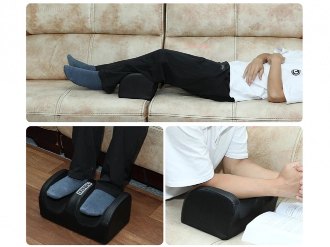 Elektromos shiatsu lábmasszírozó melegítéssel