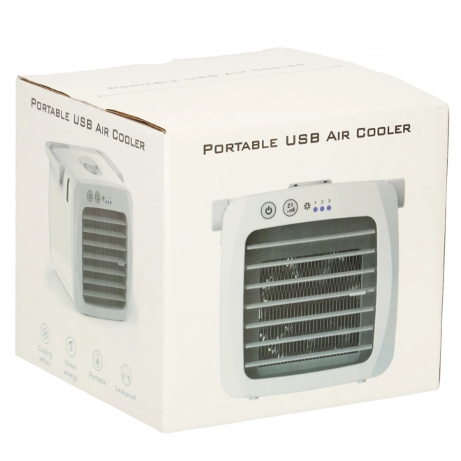 Klímatizáció hordozható asztali ventilátor párásító USB fehér