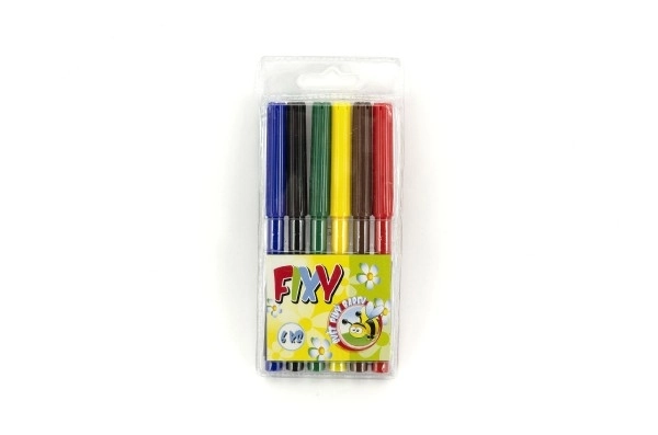 Wiky 6 db színes filctoll készlet