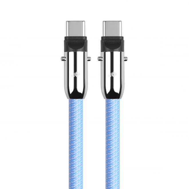 2 az 1-ben USB C kábel és nyakpánt - Kék