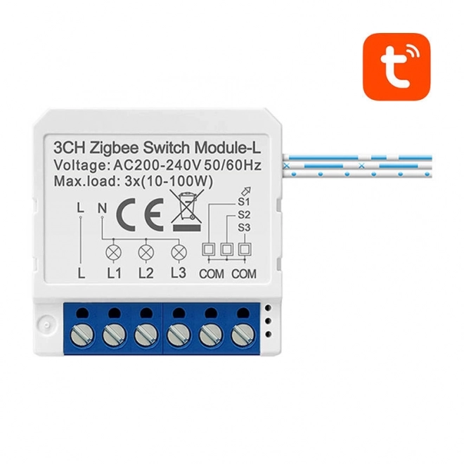 ZigBee intelligens kapcsoló modul Avatto távoli vezérléssel