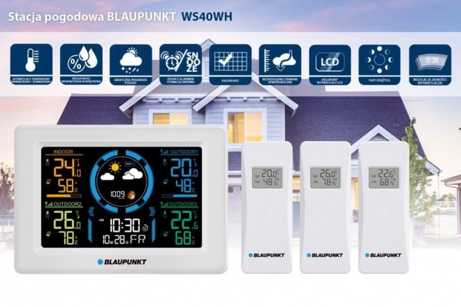 Blaupunkt időjárás állomás WS40