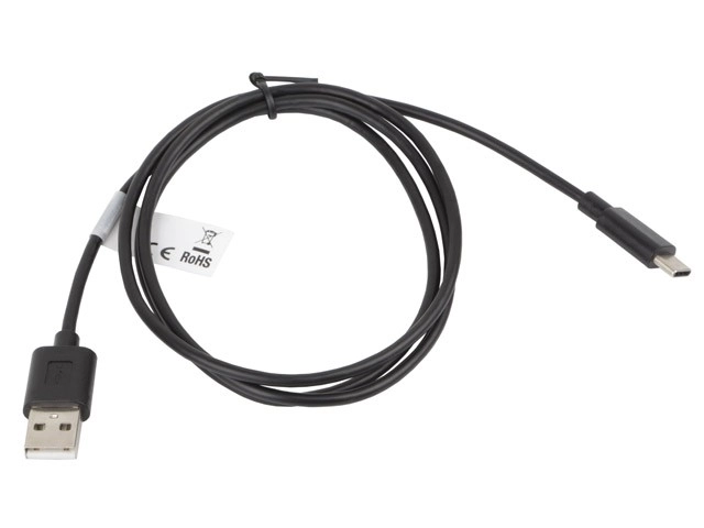 Fekete USB-C - USB-A kábel 1M