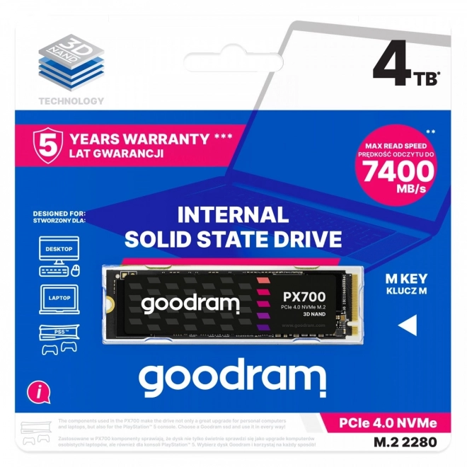 Goodram SSD PX700 4TB