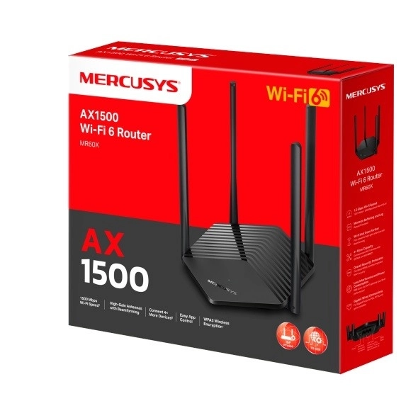 Mercusys MR60X WiFi 6 router