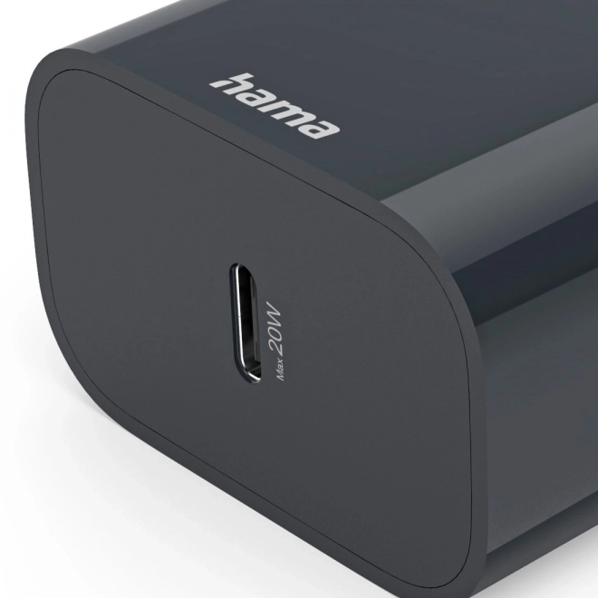 Gyors USB-C töltő 20W PD antracit