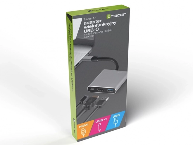Multiport adapter Tracer A-1 USB-C HDMI 4K