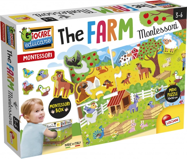 Montessori Farm játékkészlet