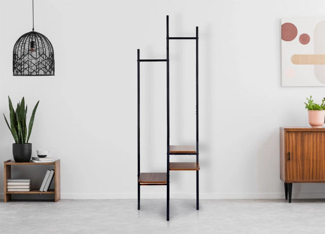 ModernHome ruhaakasztó polcokkal