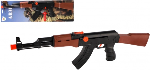 Műanyag géppisztoly ARMY, 52 cm, felhúzós