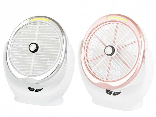 Akkumulátoros LED asztali ventilátor