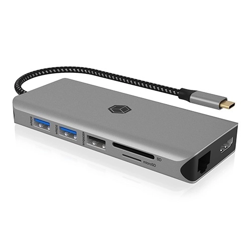 Icy Box 12 az 1-ben USB-C dokkolóállomás 100W PD-vel