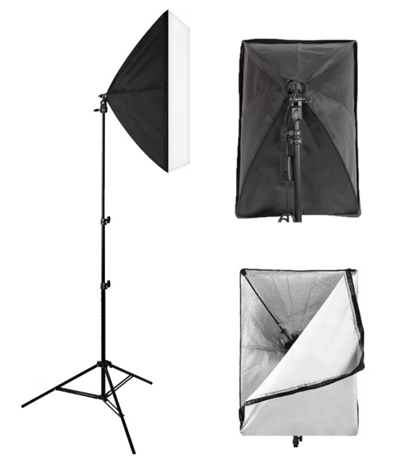 Lágy, professzionális fény a 60 × 40 cm-es softboxnak köszönhetően