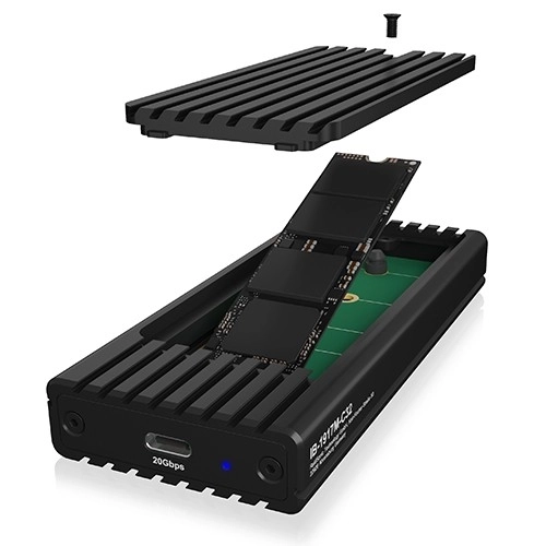 Külső ház NVMe SSD USB 3.2 Gen 2x2 kapcsolattal